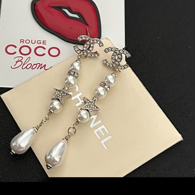 Ch*el earrings